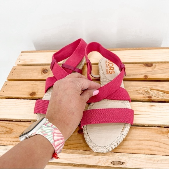 Kors Michael Kors Pink Slip On Sandals - Picture 7 of 9